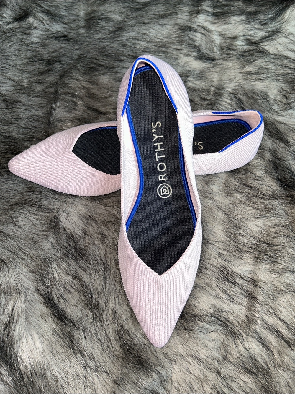 Rothy's The Point Ballet Flats Lilac Women’s Size 9.5